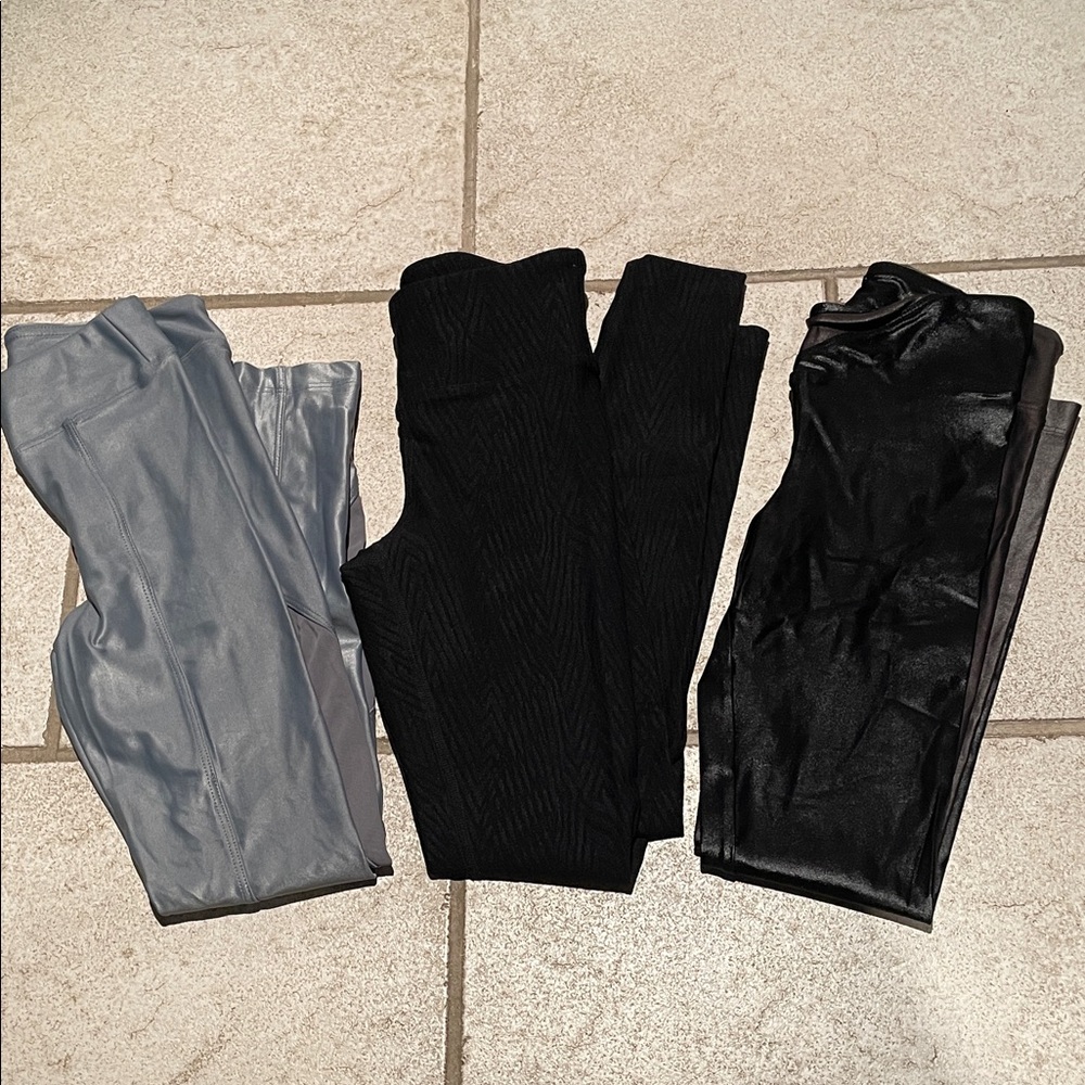 Koral Assorted Leggings Collection -3 pairs- Women’s Size XS